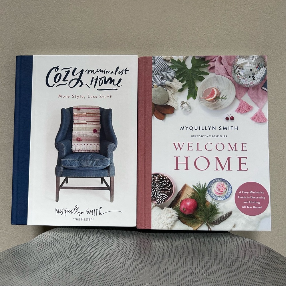 Myquillyn Smith ~ 2 Decorating, Organizing, Minimalist, Home, Style Decor Books